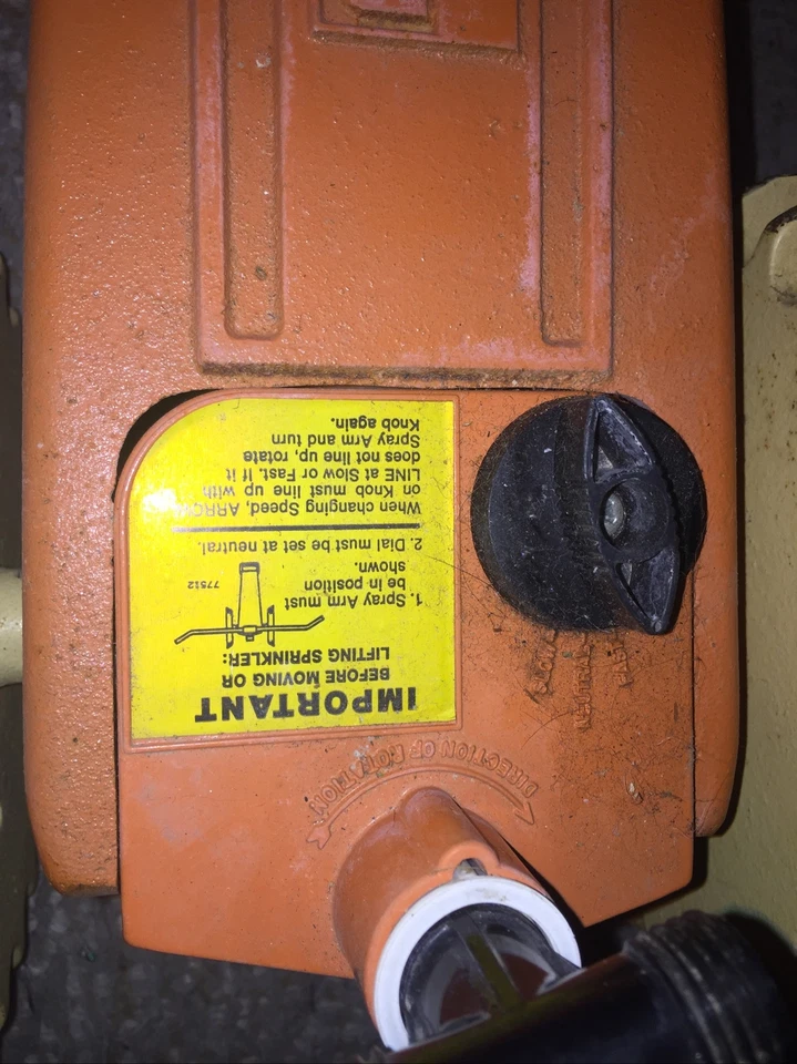 Aspersor de viaje Melnor vintage modelo 1003 válvula de cierre automático Foto 4 de 4