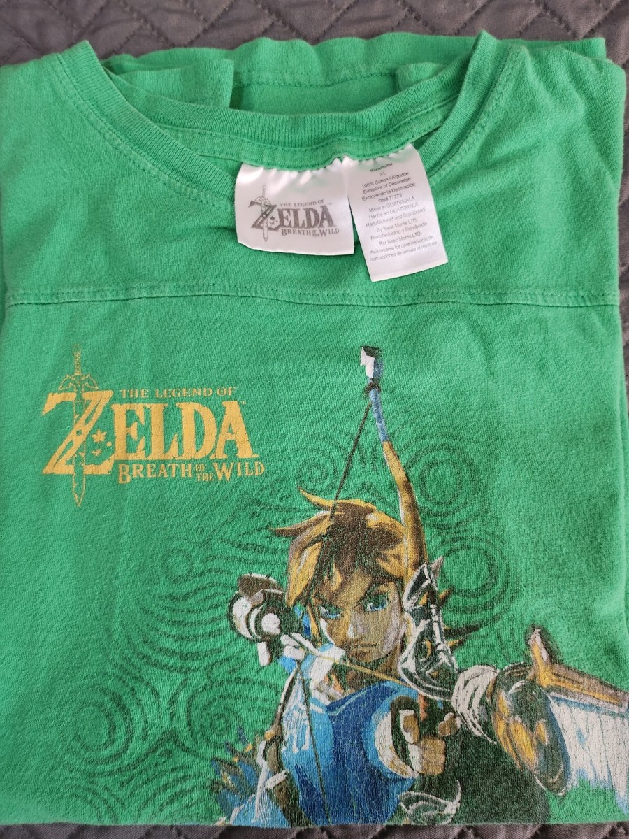 Vintage Green The Legends Of Zelda Breath Of The Wild Short Sleeve