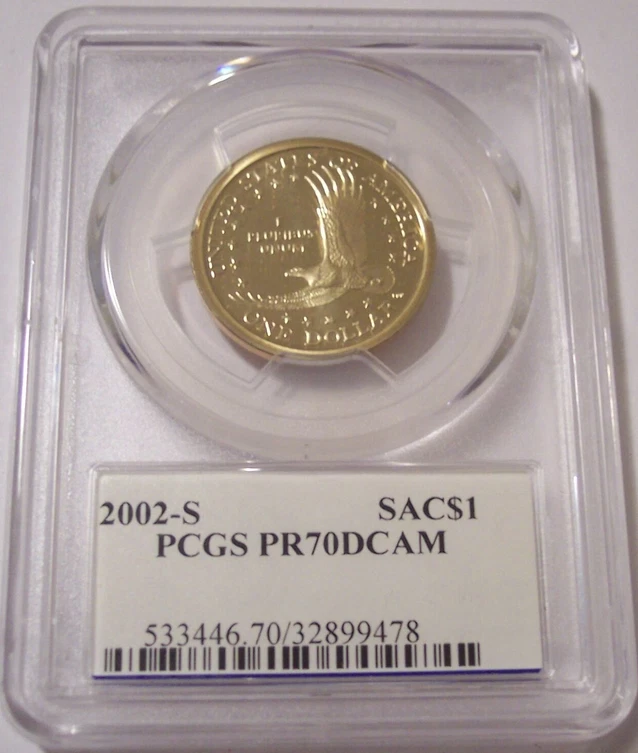 :2002-S $1 Sacagawea Native American PCGS PF70DCAM Philip Diehl Rare R6 Top Pop - Image 2 of 2
