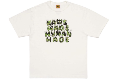 HUMAN MADE KAWS Graphic T-Shirt short sleeve White Size-XL fashion