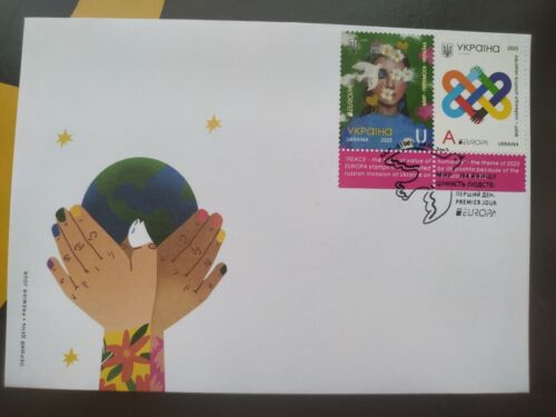 #6 2023 FDC Peace is the highest value of humanity - First day Kyiv 1 - Afbeelding 1 van 2