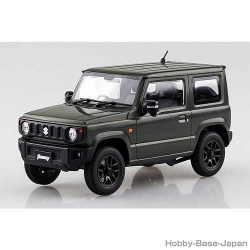Suzuki JB64 Jimny 2018 Jungle Green 1/24 AOSHIMA Snap Car No.3-JG modelo de plástico - Imagen 3 de 5
