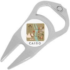 Cairo Golf Ball Marker Divot Repair Tool Bottle Opener