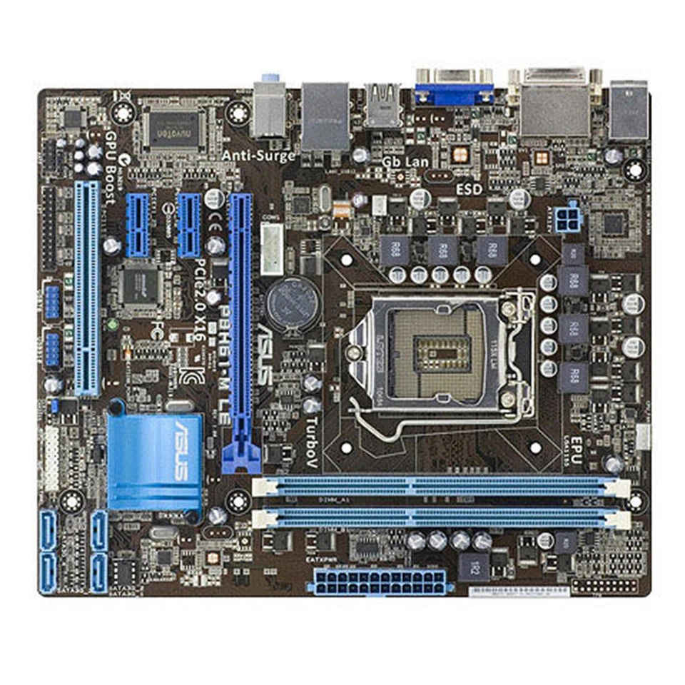 For ASUS Intel P8H61-M LX/LX PLUS Socket LGA 1155 H61 uATX Motherboard DDR3 16GB - Image 3 of 4