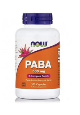NOW Foods PABA 500mg 100caps