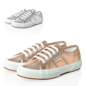 Superga Damen Sneaker Low Top Canvas Metallic Schnürer Sportschuhe Color Mix NEU
