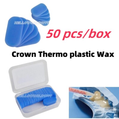 Dental No Tray Crown Thermoplastic Base Temporary Impression Disc Wax Tablet Kit