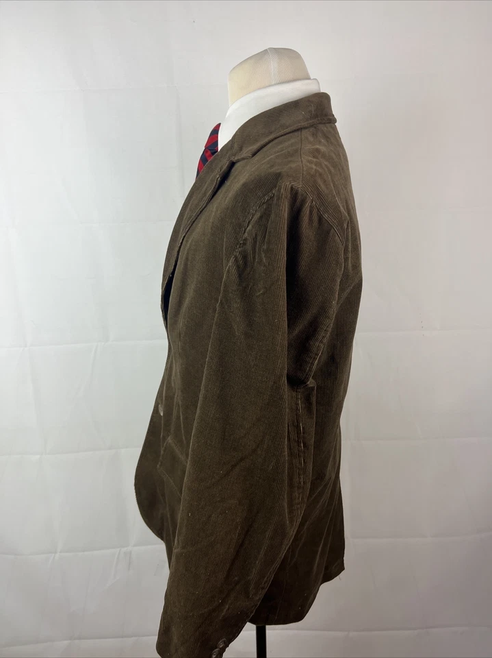 Blazer de pana marrón Convington para hombre 42L $395 Foto 4 de 4