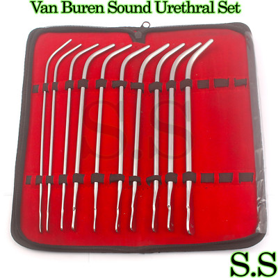 VAN BUREN SOUND SET Of 10 Surgical Instruments | eBay