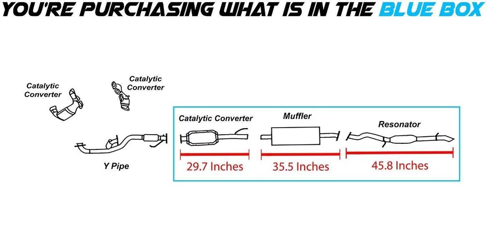 Kit de escape aprobado por la EPA con catalítico se adapta: 01-04 Mazda Tribute Ford Escape 3,0 L Foto 3 de 4