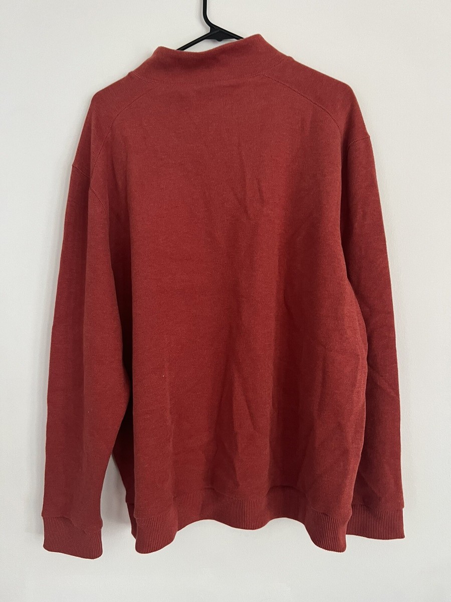 Paradise Collection Sweater Men's Size XL Cotton 1/4 Zip