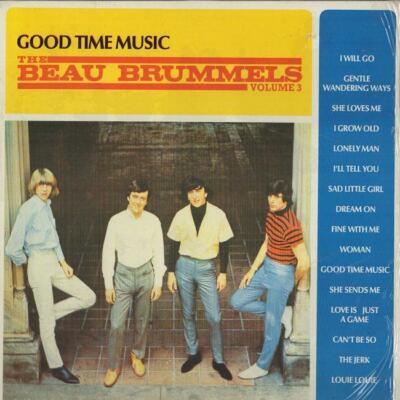BEAU BRUMMELS Good Time Music Volume 3 GERMANY 1983 lp WHITE vinyl NEAR MINT