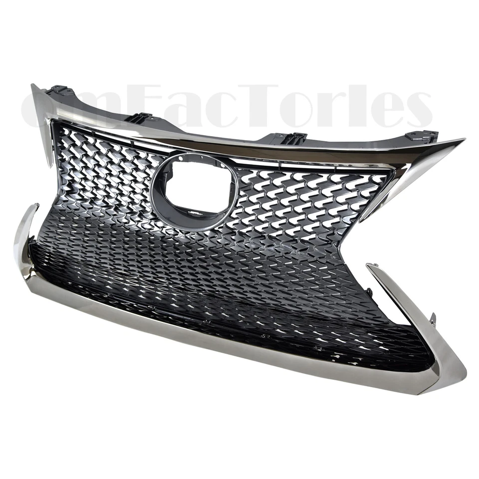 For 2014-2017 Lexus CT200H F-SPORT FRONT BUMPER GRILLE WITH CHROME TRIM MOLDING Foto 4 de 4