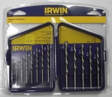 Irwin 1529 13pc Drill Bit Set HSS Twist Drill Bits 1/16" to 1/4"