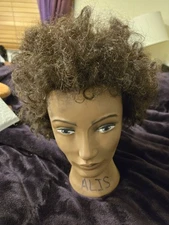 Pivot Point Mannequin Head 100% Human Textured Hair - Amber OM3151-10