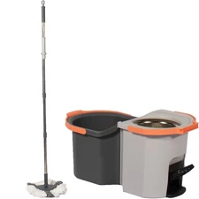 Wixany Twin Easy Spin Mop With Pedal For Self Cleaning 
