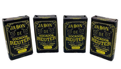 (Pack of 4) Jabon de Tocador Reuter Murray & Lanman. Reuter Bar Soap - 3.3 oz