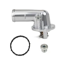 MITZONE Upgrade Aluminum Thermostat Housing Assembly Compatible with Dodge Du...