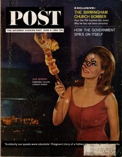 1964 Saturday Evening Post June 6 - Julie Newmar; Birmingham Church bomber