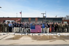 MENS OLYMPIC HOCKEY GOLD CHAMPIONS JOINT BASE ANDREWS MD 4X6 POSTCARD PHOTO