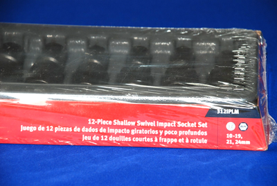 Snap-on 312IPLM 12pc Shallow Swivel Impact Socket Set for sale