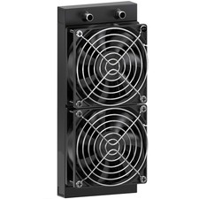Clyxgs Water Cooling Radiator, 12 Pipe Aluminum Heat Exchanger Radiator with ...