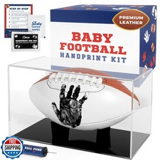Circa Print Football Handprint Kit, Ink Pad for Baby Hand and Footprints - Un