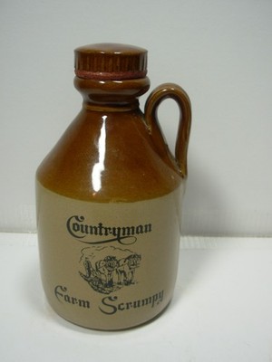 Keramik Landmann Bauernhof Scrumpy Flagons hergestellt von Moira Bauernhaus Steinzeug. LEER