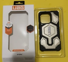  iPhone 15 Pro UAG Monarch Pro case-Black & Silver