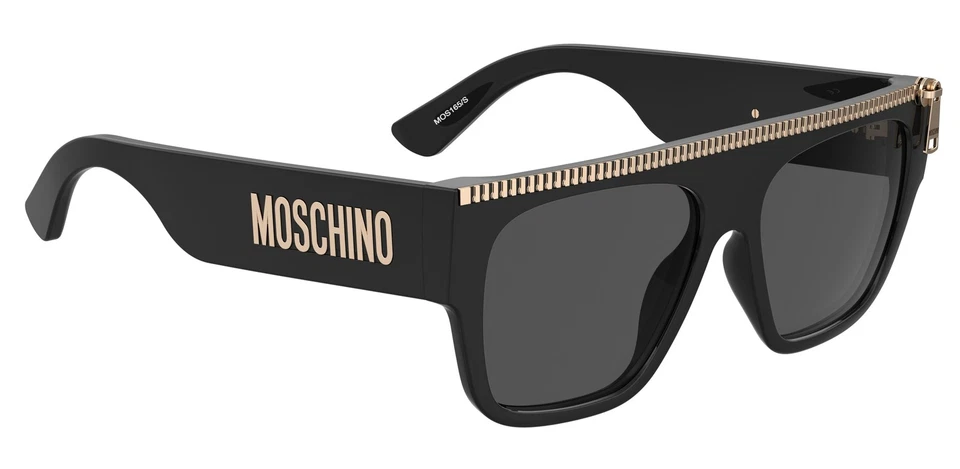 Gafas de sol para hombre MOSCHINO MOS165/S 807 NEGRAS 56/16/145 Foto 2 de 3