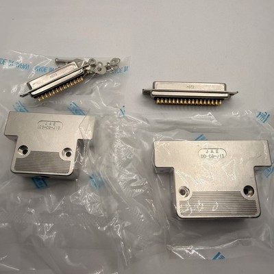 JAE DD-C8-J13 & DD-C8-J10 D-Sub Junction Shells with Connectors n972 n974 Lot 4
