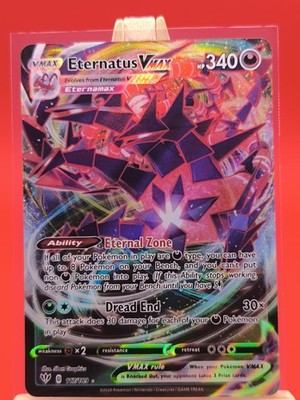 pokemon card value eternatus vmax Pokémon TCG: Eternatus VMAX CSR Mint 247/184 S8b VMAX Climax main image 0