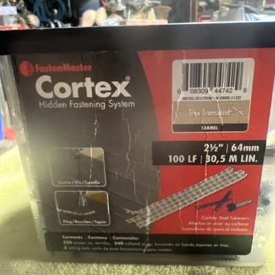 FastenMaster Cortex for Trex Enhance Decking Hidden Fastener 100LF Carmel