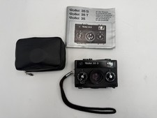Rollei 35 S f2.8 Black Camera 40mm Sonnar Lens Works with Case Manual