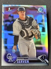 2016 Bowman 1st PROSPECT ROOKIE REFRACTOR Brian Serven , Item 1