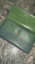 LV Louis Vuitton Green Epi Long Wallet price reflects condition 100 