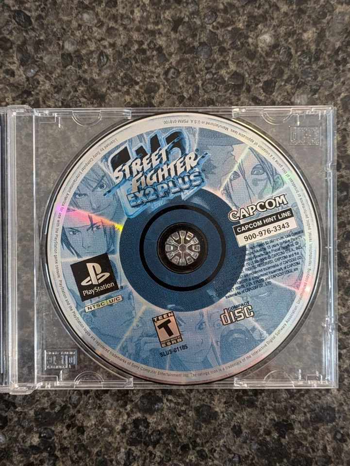 Street Fighter EX 2 Plus PS1 Playstation 1 - Disc & Manual Only - Image 3 of 3
