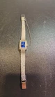 Vintage Seiko 11-3189 Rainbow Blue Ladies Mechanical wind-up Watch 6.25", WORKS!