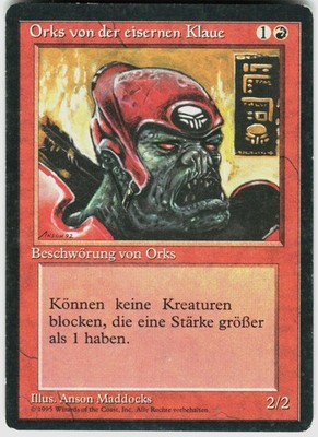 MTG - Ironclaw Orcs/Orques de la Griffe de fer - REN - EN - PL