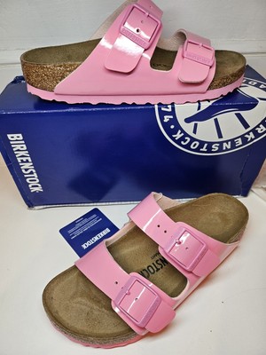BIRKENSTOCK SANDALE ARIZONA LACK CANDY PINK - GRÖßE UK 3,5 - EU 36 - US 5 SCHMAL