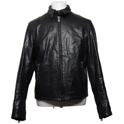 Conbipel, Lederjacke, Herren, Größe: 50, Schwarz, Leder, Einfarbig #sOU