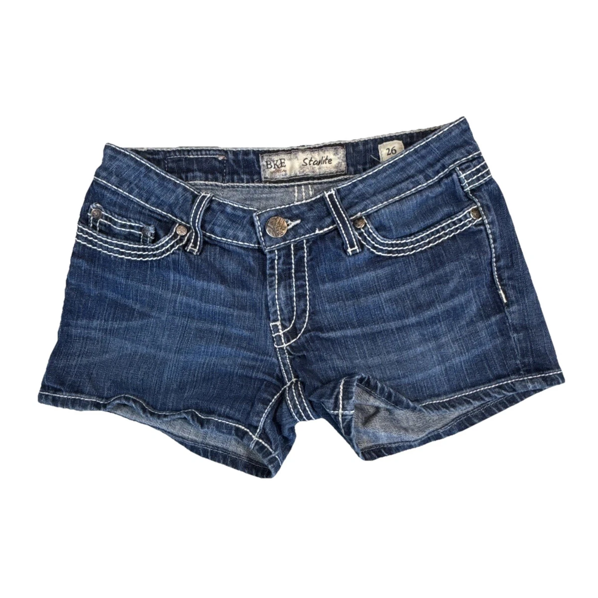Denim Ultra Low (Less than 6.5 in) Shorts for Women for sale | eBay