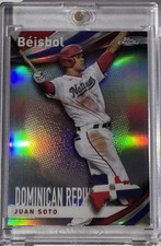 JUAN SOTO RARE TOPPS CHROME BEISBOL NATIONALS
