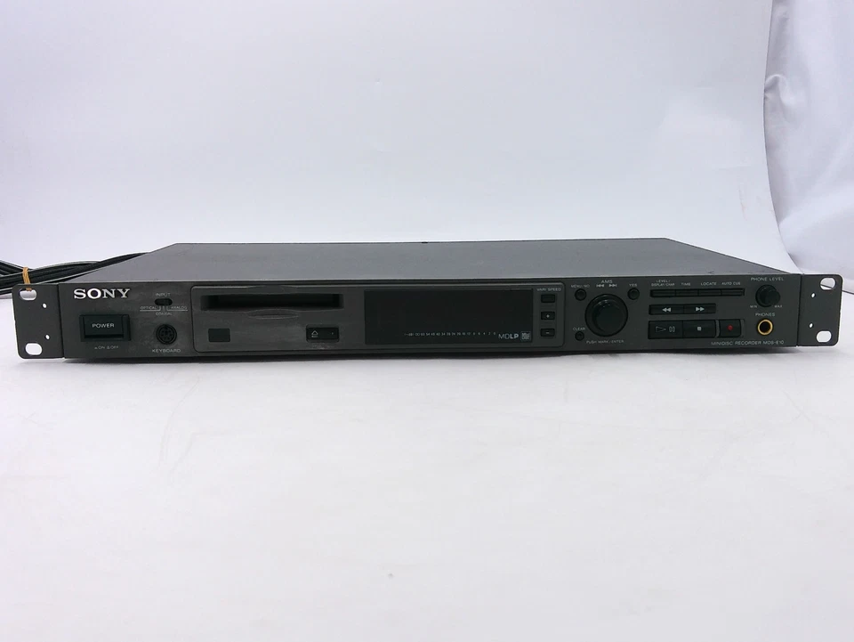 SONY MDS-E10 Professional MD Recorder Player Rack Mount - image 4 of 4