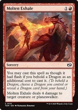 MOLTEN EXHALE x4 mtg NM-M Tarkir Dragonstorm 4 Common