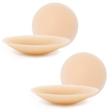 Bontierie 2024 Newest Seamless Nipple Covers Ultra Thin Large, Warm Beige