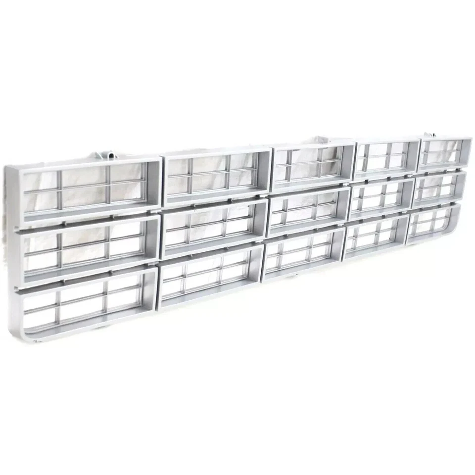 Nueva parrilla delantera cromada para Chevrolet C10/K10 1977-1980 de plástico plateado Foto 3 de 4