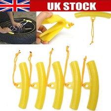 5X Motorcycle Tire Rim Protectors Guard Tyre Wheel Protection Tools Yellow UK
