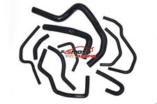 Black Silicone Radiator Hose Kit Fit For 1998 1999 2000 2001 Honda Crv Mk1 2.0l