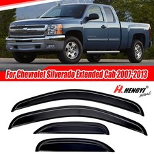 For Gmc Sierra 1500 Extended Cab 2007-2014 Window Visor Wind Deflector Sun Shade